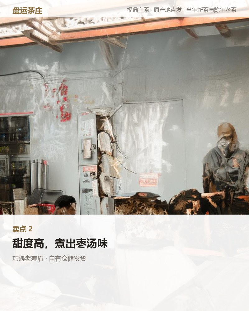 巧遇老寿眉 2016 年 巧克力砖 200g 详情图